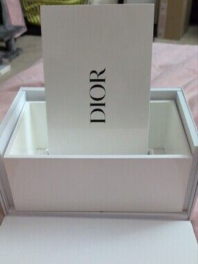 White Vanity Jewelry Box with Mirror